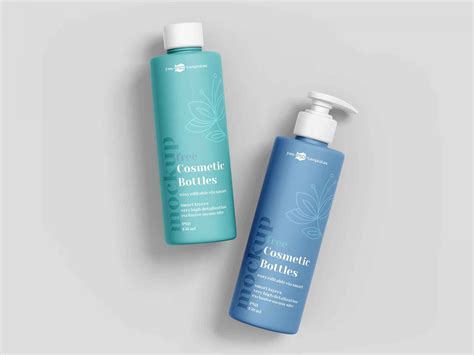 Cosmetic Bottles Mockup PSD | Free Mockup World