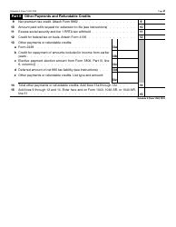 IRS Form 1040 Schedule 3 Download Fillable PDF or Fill Online ...