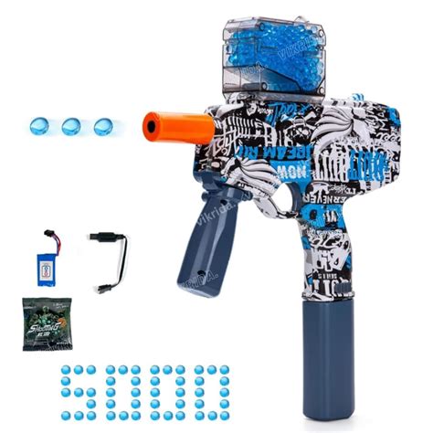 VikriDA MP9 Gel Blaster Gun – Automatic Small Balls Shooter with 5000 ...