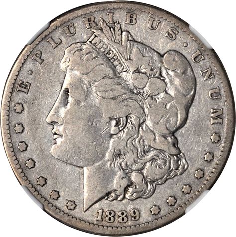 1889-CC Morgan Silver Dollar. Fine-12 (NGC).拍卖成交价格及图片- 芝麻开门收藏网