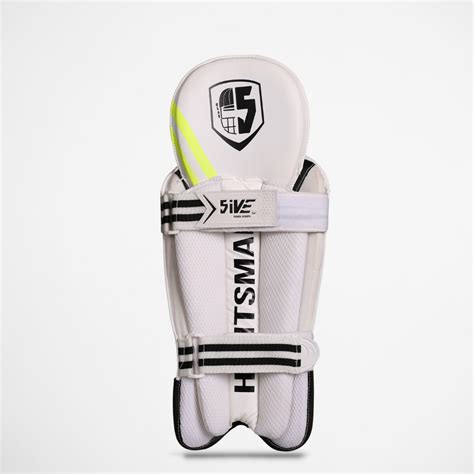 Huntsman Wicket Keeping Pads - White – 5ivebypenta