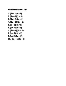 Image result for How to Factor a Quadratic Using AC Method