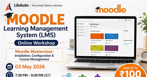 Moodle- Online Learning Management System (LMS): Online Workshop | 03 ...
