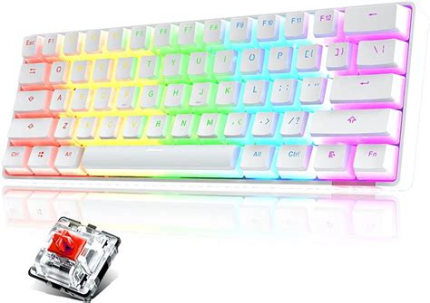 Buy NACODEX Mini 60% Mechanical Gaming Keyboard - PBT Pudding Keycap ...