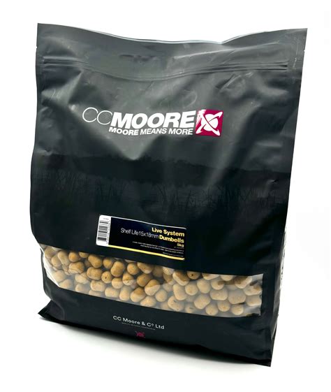 CCmoore Live System 15x18mm Dumbells 5kg 5000g Shell Life Baits | Der ...