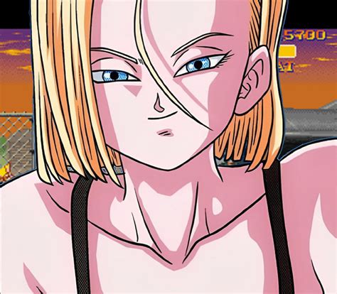 Android 18 Sexy Tank Top (SF2T Guile's Stage) by MrSteezyGreenArts on DeviantArt