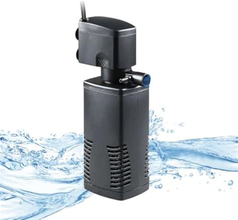 Buraq Pets Aquarium Filter, 3 in 1 High Power Oxygen Filteration System ...