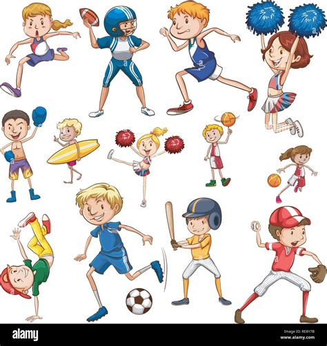 Athlete Cartoon 的图像结果