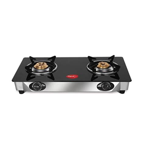 Pigeon Ayush 2B Glass Top Gas Stove | mykit | Buy online | Buy Pigeon ...