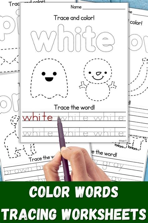 Image result for Learning Color Words Worksheets