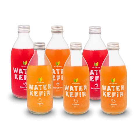 6 Pack Water Kefir - The Kefir King