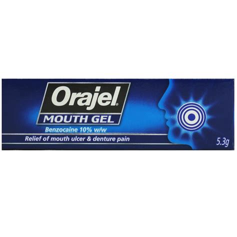 Orajel Mouth Gel | Ulcer Relief | Denture Pain | 3 Packs | Home Health UK
