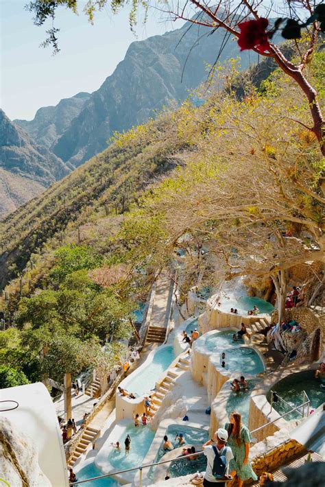 Visit Mexico's Bright Blue Cliffside Hot Springs: Las Grutas Tolantongo ...
