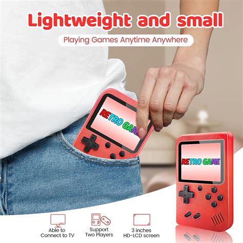 Buy Aumitatoy Retro Game Console, Portable Retro Handheld Game Console ...