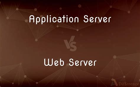 Image result for Application Server Vs Web Server