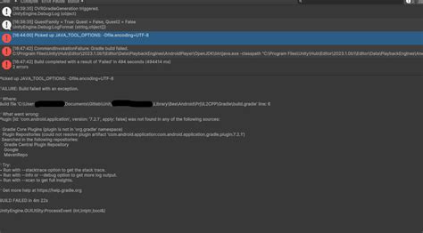Image result for Why Gradle Build Failed in Unity