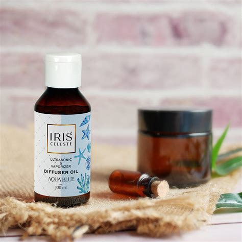 IRIS Celeste Aqua Blue Ultrasonic & Vaporizer Diffuser Oil — Mango