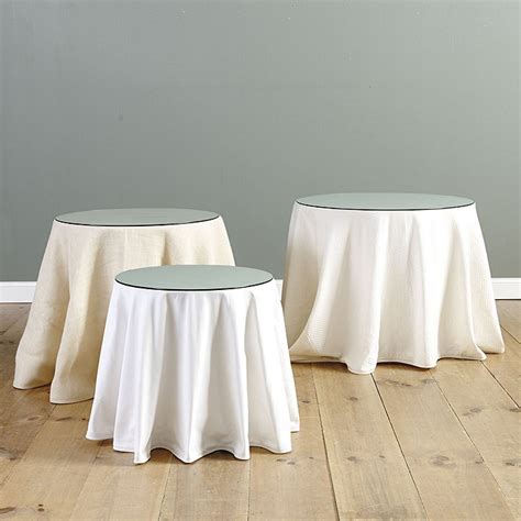 Essential Round Table Trio with Table, Glass & Ballard Essential ...