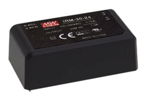 IRM-30-24 MEAN WELL | MEAN WELL Switching Power Supply, IRM-30-24, 24V ...