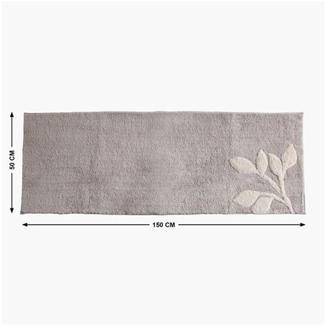 Buy Nova Ashfall Flora Anti-Slip Bath Runner - 150x50cm from Home ...