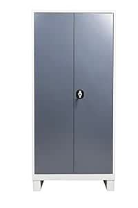 STEELCASE INDUSTRIES Metal Steel Office Wardrobe | 2 Door Almirah ...