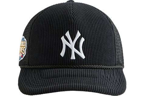 Kith New York Yankees Corduroy Trucker Hat Black Men's - SS24 - US