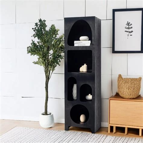 Nismaaya Vilnius Black Painted Shelf Unit – Nismaaya Decor