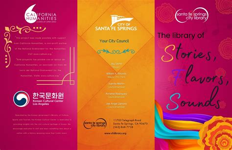 SANTA FE SPRINGS—Library of Stories, Flavors, and Sounds - California ...