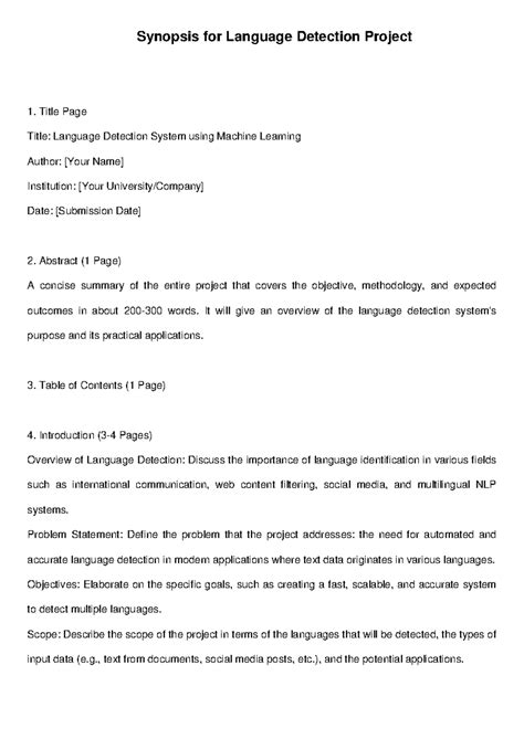 Symposis of lan - synopsis of language detection using ai ...