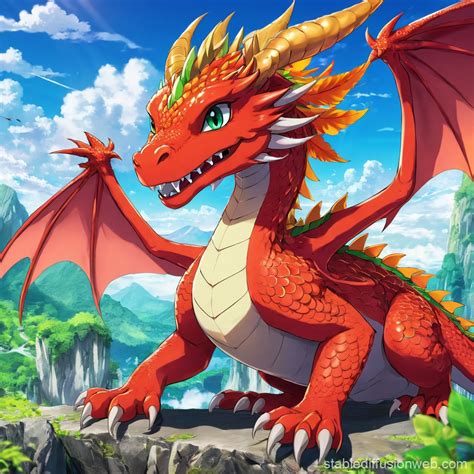 Little Dragon Image | Stable Diffusion Online