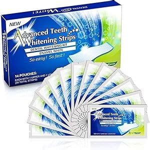 Anywell Advanced Teeth Whitening 28 Strips Pack, Teeth Whitening Strip ...