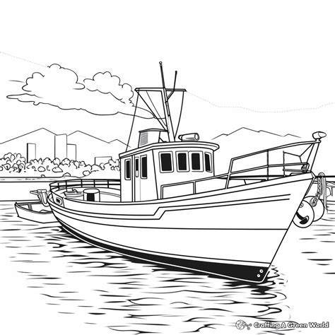 Boat Coloring Pages