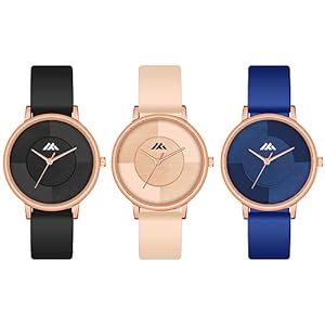 Buy Shocknshop Analog Multi Colored Dial Fashion Combo Silicone Band ...