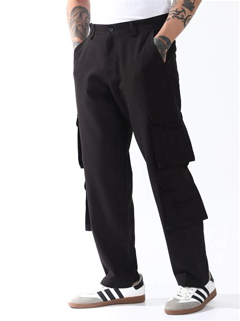 Hubberholme Men Relaxed Straight Leg Easy Wash Korean Trousers – HighStar