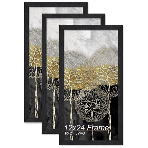 Amazon.com - Fxojyvo Engineered Wood 12x24 Picture Frame Set of 3 ...