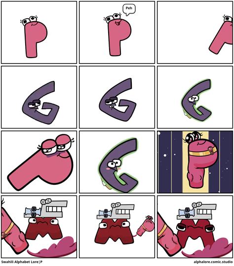 Swahili Alphabet Lore|P - Comic Studio