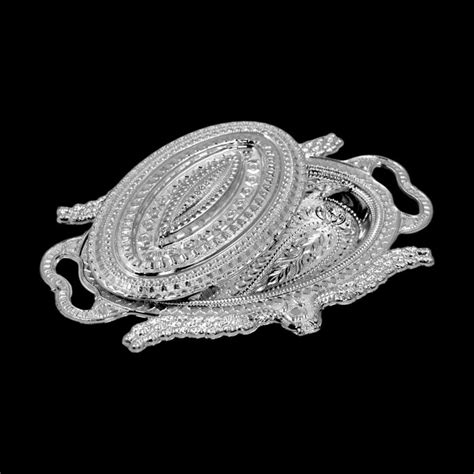 2853 Plastic Peacock Dry Fruit Silver Finish Serving Tray - DeoDap