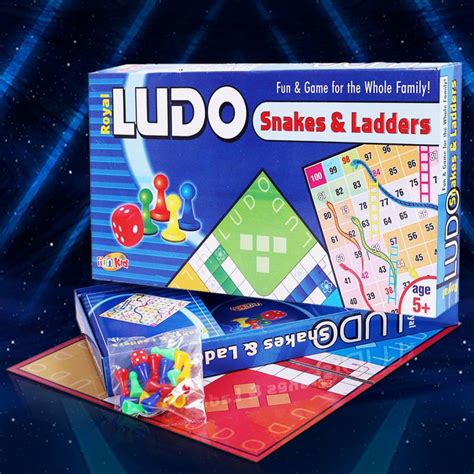 Toyster Ludo Board Games for Adults-2 in 1 Board Games for Kids-Snake ...
