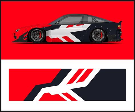 Racing flat car wrap Vectors - Download Free High-Quality Vectors from ...