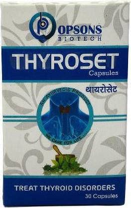 Opsons Biotech Thyroset Ayurvedic Thyroid Care Capsules Price in India ...
