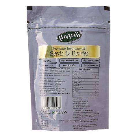 Happilo Premium International Seeds & Berries, 200 gm Price, Uses, Side ...