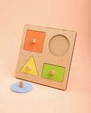 Four Shape Puzzle with Stackable Board – MyDitto