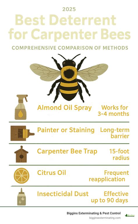 Best deterrent for carpenter bees: Top 5 Solutions