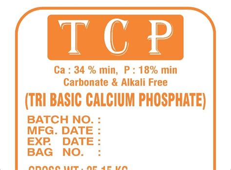Norrish Chemicals - Tri Calcium Phosphate