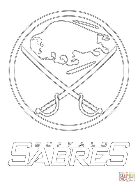 Buffalo Sabres Logo coloring page | Free Printable Coloring Pages