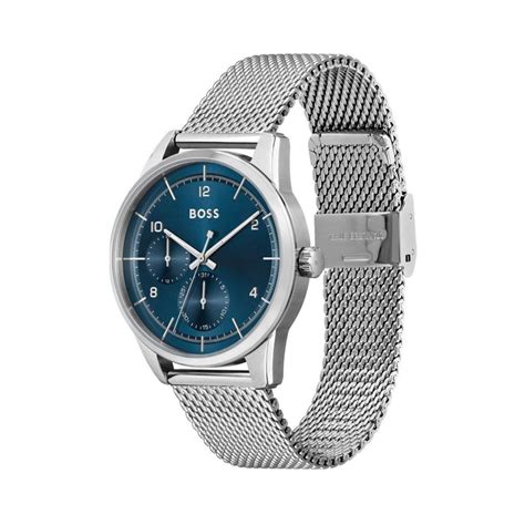 HUGO Boss Sophio Skeleton Mechanical Automatic Round Dial Men's Watch ...