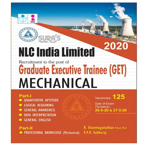 Buy NLC Graduate Executive Trainee(GET) Mechanical Exam Books in ...