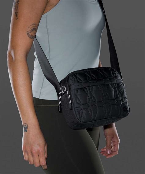 Lululemon Quilted Embrace Crossbody Bag - Black - lulu fanatics