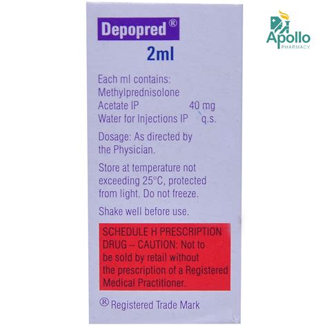 Depopred 40 Injection 2 ml | Uses, Side Effects, Price | Apollo Pharmacy