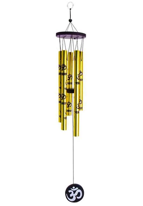 Ripe India® Feng Shui Om Vastu Five Pipe Wind Chime for Balcony Window ...